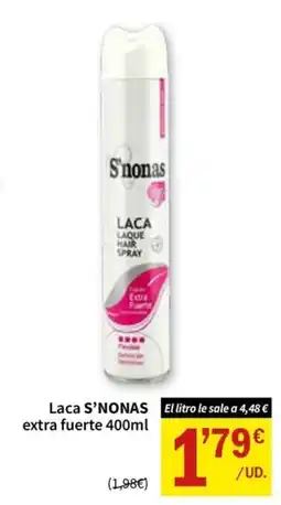 SPAR S'nonas laca extra fuerte oferta