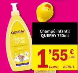 SPAR Queray champú infantil oferta