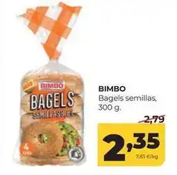 Alimerka Bimbo - bagels semillas oferta