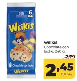 Alimerka Weikis chocolate con leche oferta