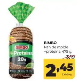 Alimerka Bimbo pan de molde +proteína oferta