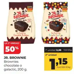 Alimerka Jr brownie brownies chocolate o galactic oferta