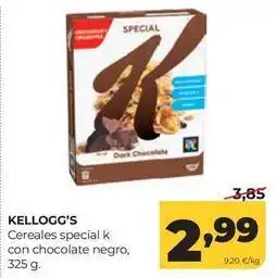 Alimerka Kellogg's - cereales special k con chocolate negro oferta