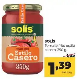 Alimerka Solís tomate frito estilo casero oferta
