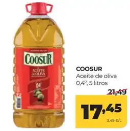 Alimerka Coosur aceite de oliva oferta