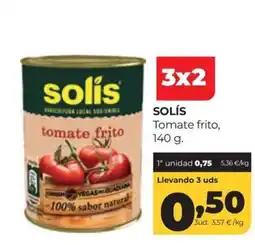 Alimerka solis tomate frito oferta