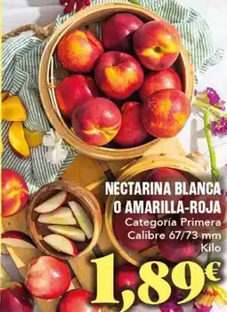 Gadis Nectarina blanca o amarilla-roja oferta