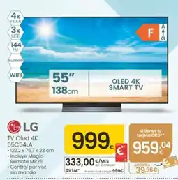 Eroski LG TV Oled 4K 55C54LA oferta