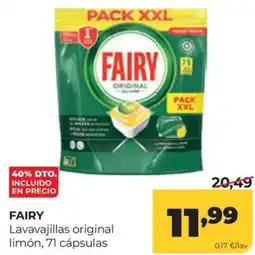 Alimerka Fairy lavavajillas original limón oferta