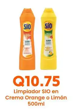 Suma Supermercados Sio Limpiador en crema orange o limón oferta