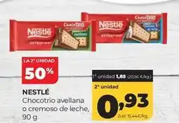 Alimerka Nestlé - chocotorio avellana o cremoso de leche oferta