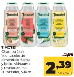 Alimerka Timotei Champú 2 en 1 oferta