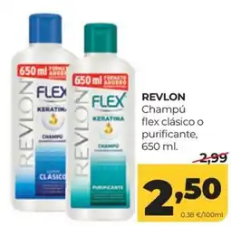 Alimerka Revlon champú flex clásico o purificante oferta