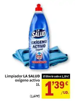 SPAR La salud oxígeno activo oferta
