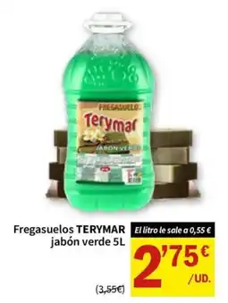 SPAR Terymar fregasuelos jabón verde oferta