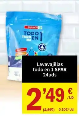 SPAR Lavavajillas todo en 1 SPAR oferta
