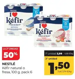 Alimerka Nestlé Kéfir natural o fresa oferta