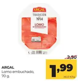 Alimerka Argal lomo embuchado oferta