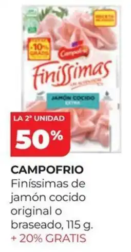 Alimerka CampoFrio Finíssimas de jamón cocido oferta