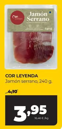 Alimerka Cor leyenda jamón serrano oferta