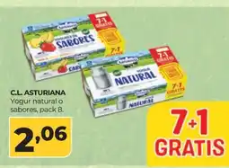 Alimerka C.L. Asturiana yogur natural o sabores oferta