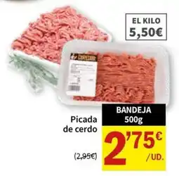 SPAR Picada de cerdo oferta
