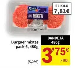 SPAR Roler burguer mixtas oferta