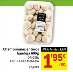 SPAR Champiñones enteros bandeja oferta