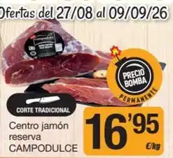 Economy Cash Campodulce - centro jamon reserva oferta
