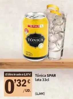 SPAR Tónica SPAR oferta