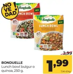 Alimerka Bonduelle lunch bowl bulgur o quinoa oferta