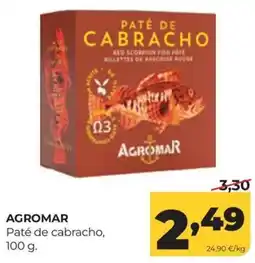 Alimerka Agromar paté de cabracho oferta