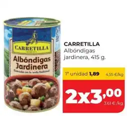 Alimerka Carretilla albóndigas jardinera oferta