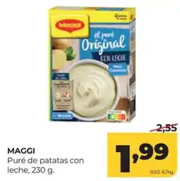 Alimerka Maggi puré de patatas con leche oferta