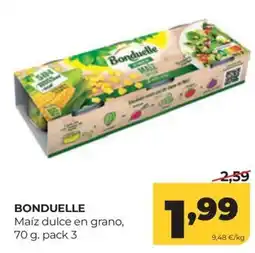 Alimerka Bonduelle maíz dulce en grano oferta