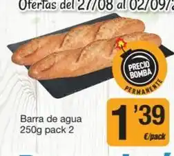 Barra de agua