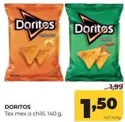 Alimerka Doritos tex mex o chilli oferta