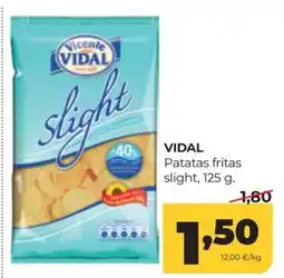 Alimerka Vidal patatas fritas slight oferta