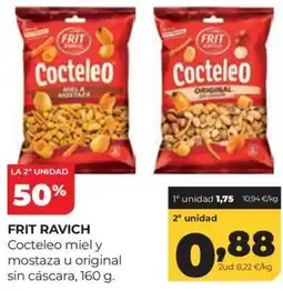 Alimerka Frit ravich cocteleo miel y mostaza u original sin cáscara oferta