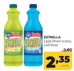 Alimerka Estrella lejía limón o azul oferta