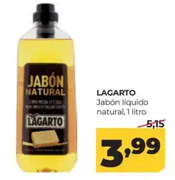 Alimerka Lagarto jabón líquido natural oferta