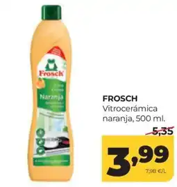 Alimerka Frosch Vitrocerámica naranja oferta