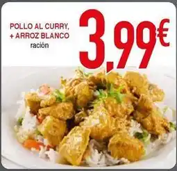 Masymas Blanco - pollo al curry, + arroz oferta