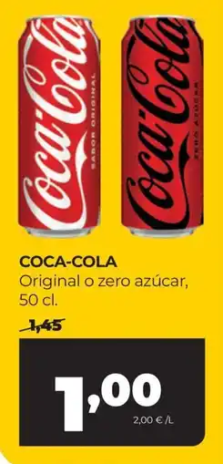 Alimerka Coca-Cola Original o zero azúcar oferta