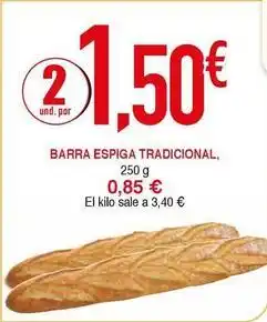 Masymas Barra espiga tradicional oferta