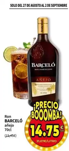 SPAR Barceló - ron añejo oferta