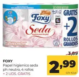 Alimerka Foxy papel higienico seda oferta