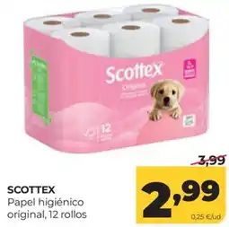 Alimerka Scottex papel higiénico original oferta