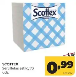 Alimerka Scottex servilletas estilo oferta