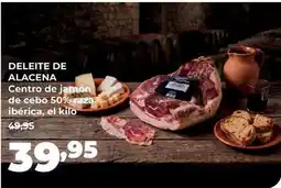 Alimerka Deleite de alacena - centro de jamón de cebo 50% raza ibérica oferta